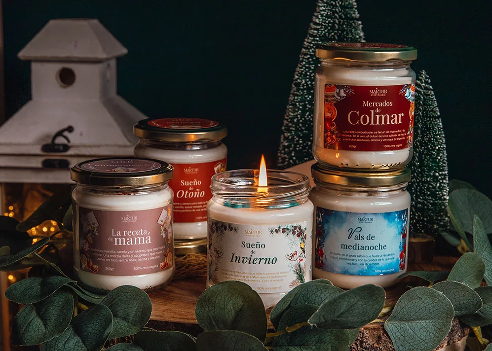 Pack 3 velas Maktub — elige tus velas favoritas